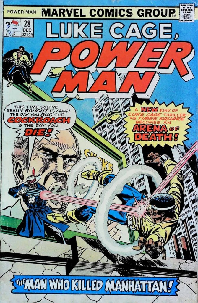 Luke Cage Power Man #28, vue de l'exemplaire