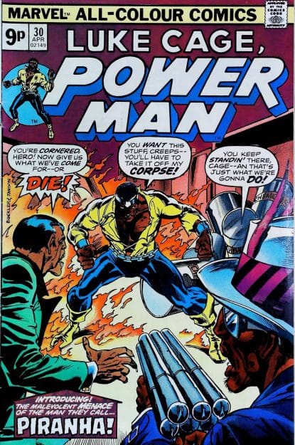 Couverture de LUKE CAGE POWER MAN (1972) #30 - par Rich Buckler - lecubeacomics.com