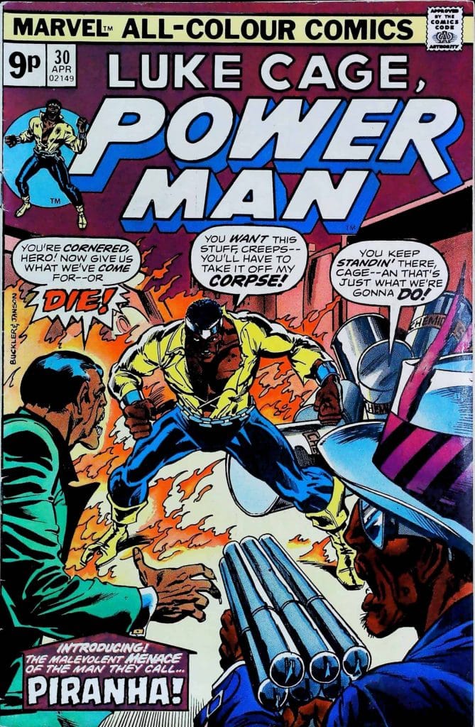 Luke Cage Power Man #30, vue de l'exemplaire