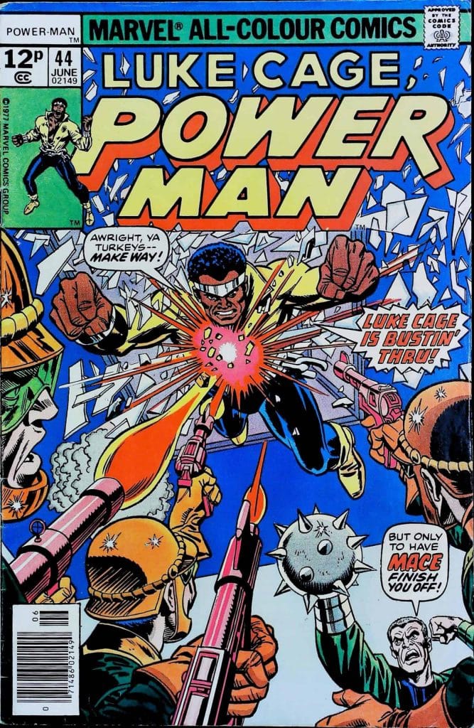 Luke Cage Power Man #44, vue de l'exemplaire