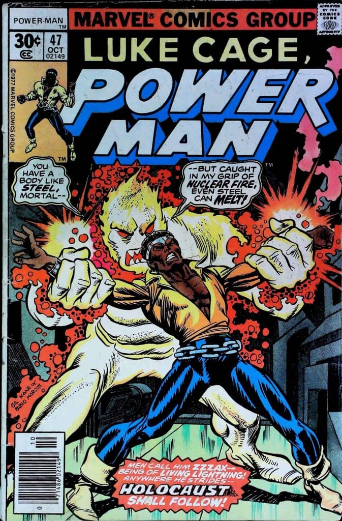 Luke Cage Power Man #47, vue de l'exemplaire