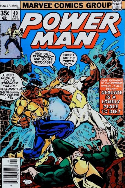 Couverture de POWER MAN & IRON FIST (1972) #49 - par Irving Watanabe - lecubeacomics.com