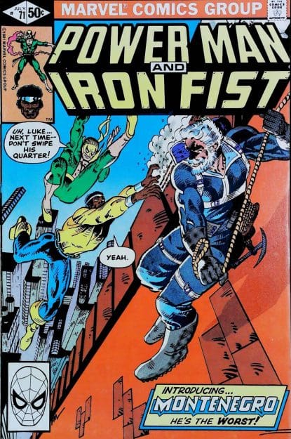 Couverture de POWER MAN & IRON FIST (1972) #71 - par Frank Miller - lecubeacomics.com