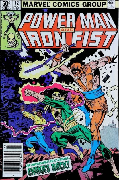 Couverture de POWER MAN & IRON FIST (1972) #72 - par Frank Miller - lecubeacomics.com