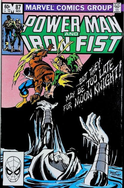 Couverture de POWER MAN & IRON FIST (1972) #87 - par Denys Cowan - lecubeacomics.com