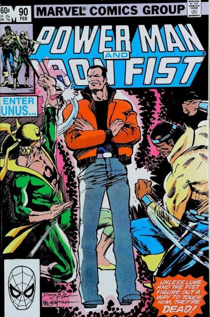 Couverture de POWER MAN & IRON FIST (1972) #90 - par Denys Cowan - lecubeacomics.com