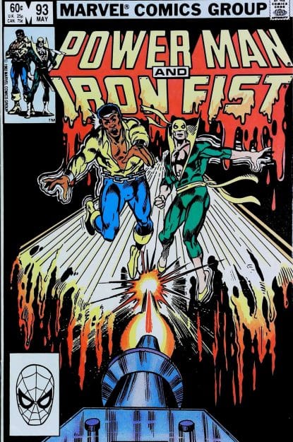 Couverture de POWER MAN & IRON FIST (1972) #93 - par Denys Cowan - lecubeacomics.com