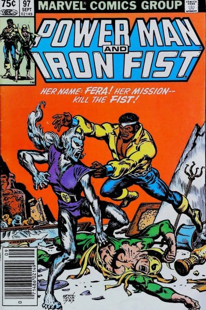 Couverture de POWER MAN & IRON FIST (1972) #97 - par Ernie Chan - lecubeacomics.com