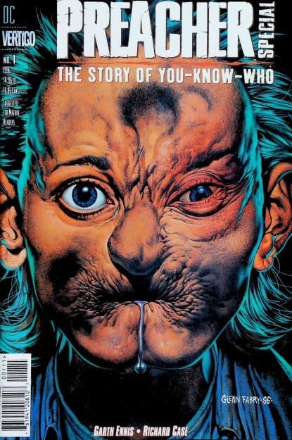 Couverture de PREACHER SPECIAL (1996) #ONE SHOT - par Glenn Fabry - lecubeacomics.com