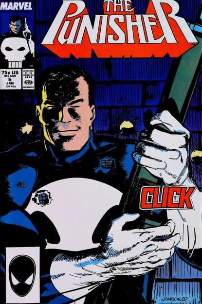 Couverture de PUNISHER (1987) #5 - par Klaus Janson - lecubeacomics.com