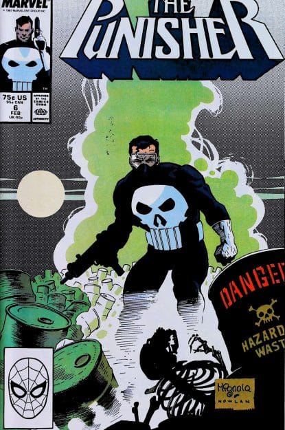 Couverture de PUNISHER (1987) #6 - par Mike Mignola - lecubeacomics.com