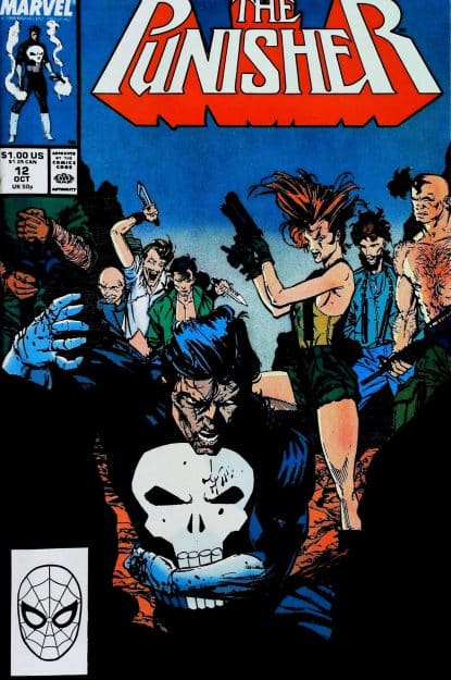 Couverture de PUNISHER (1987) #12 - par Whilce Portacio - lecubeacomics.com