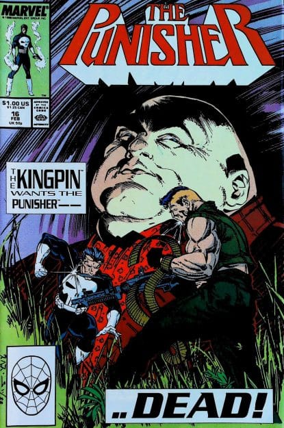 Couverture de PUNISHER (1987) #16 - par Whilce Portacio - lecubeacomics.com