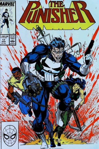 Couverture de PUNISHER (1987) #17 - par Whilce Portacio - lecubeacomics.com