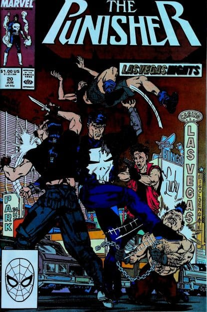 Couverture de PUNISHER (1987) #20 - par Whilce Portacio - lecubeacomics.com