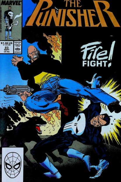 Couverture de PUNISHER (1987) #23 - par Erik Larsen - lecubeacomics.com
