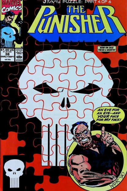 Couverture de PUNISHER (1987) #38 - par Bill Reinhold - lecubeacomics.com
