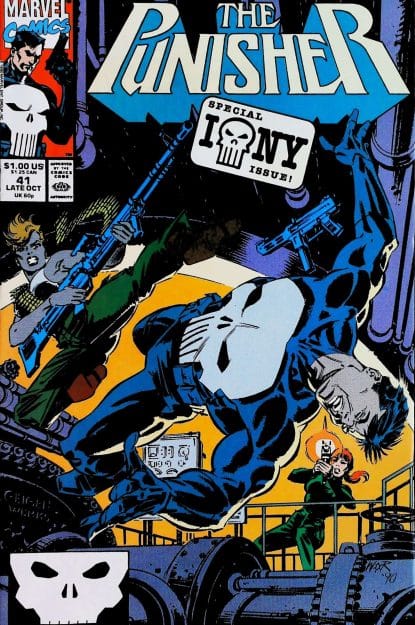 Couverture de PUNISHER (1987) #41 - par Bill Reinhold - lecubeacomics.com