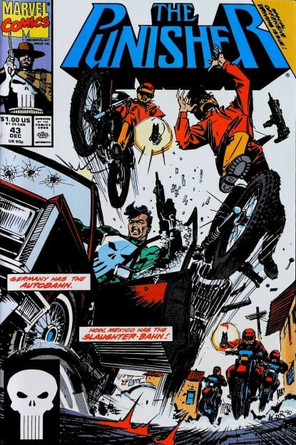 Couverture de PUNISHER (1987) #43 - par Bill Reinhold - lecubeacomics.com