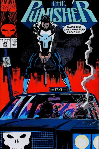 Couverture de PUNISHER (1987) #45 - par Ron Wagner - lecubeacomics.com
