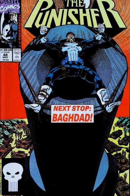 Couverture de PUNISHER (1987) #48 - par Hugh Haynes - lecubeacomics.com