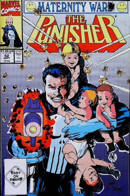 Couverture de PUNISHER (1987) #52 - par Mike Harris - lecubeacomics.com