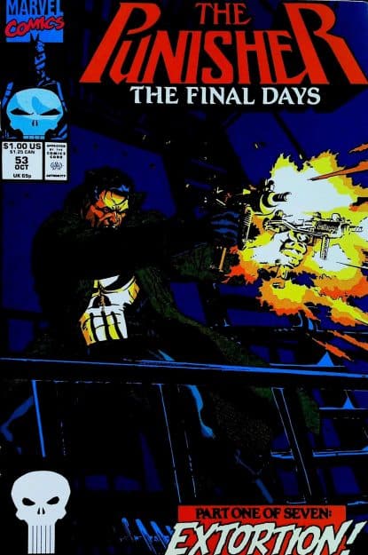 Couverture de PUNISHER (1987) #53 - par Michael Golden - lecubeacomics.com