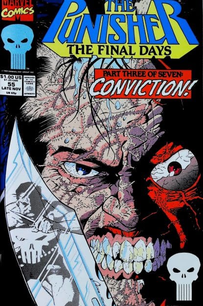 Couverture de PUNISHER (1987) #55 - par Joe Quesada - lecubeacomics.com