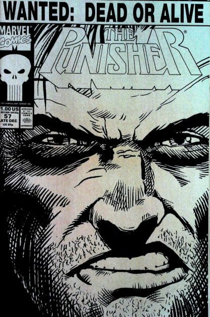 Couverture de PUNISHER (1987) #57 - par Jim Lee - lecubeacomics.com