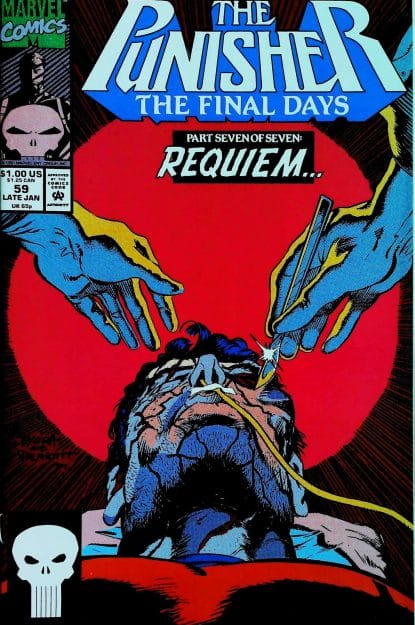 Couverture de PUNISHER (1987) #59 - par Mark Texeira - lecubeacomics.com