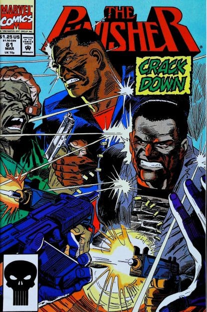 Couverture de PUNISHER (1987) #61 - par Val Mayerik - lecubeacomics.com