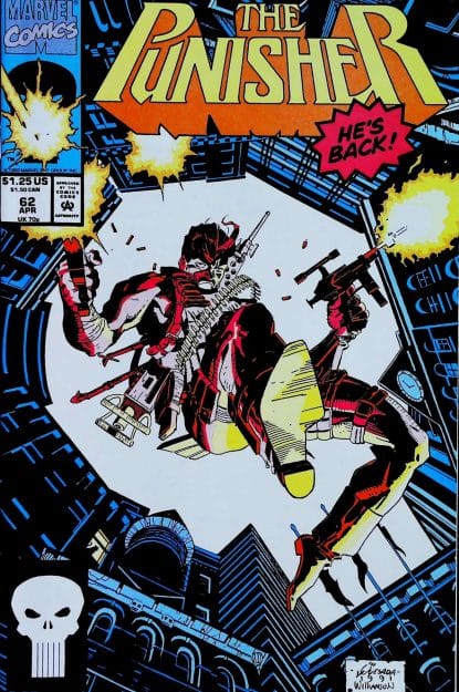 Couverture de PUNISHER (1987) #62 - par Joe Quesada - lecubeacomics.com