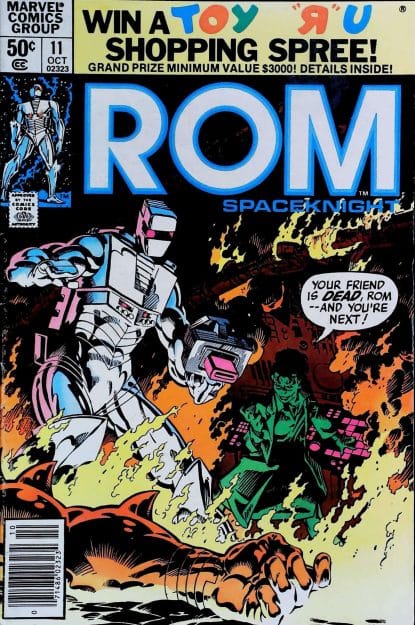 Couverture de ROM (1979) #11 - par Michael Golden - lecubeacomics.com