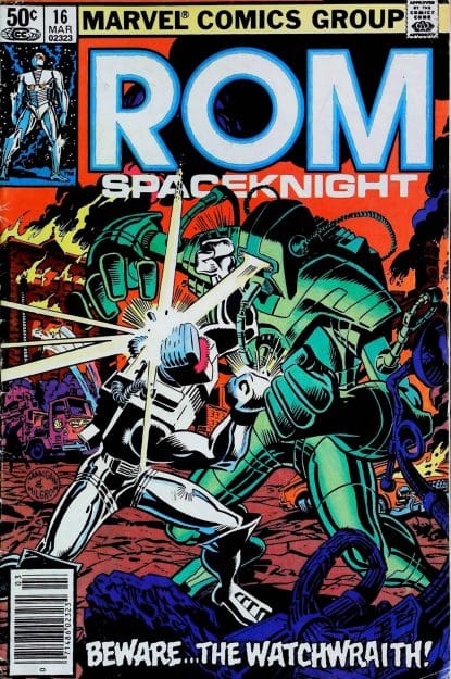 Couverture de ROM (1979) #16 - par Ed Hannigan - lecubeacomics.com