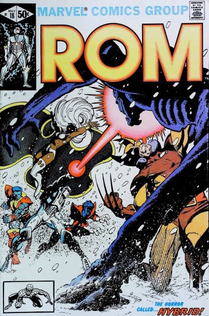 Couverture de ROM (1979) #18 - par Frank Miller - lecubeacomics.com