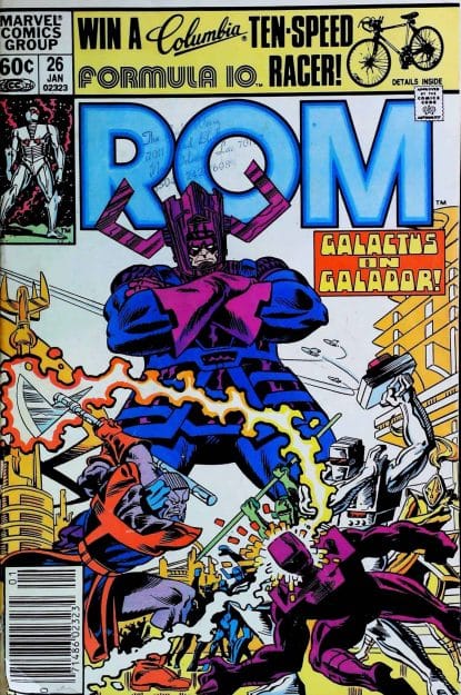 Couverture de ROM (1979) #26 - par Al Milgrom - lecubeacomics.com