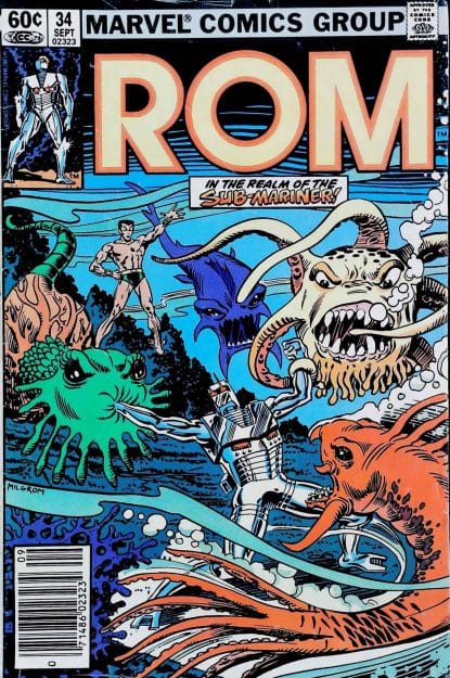 Couverture de ROM (1979) #34 - par Al Milgrom - lecubeacomics.com