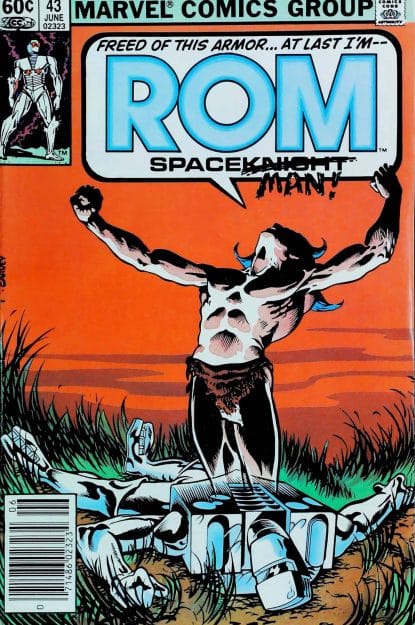 Couverture de ROM (1979) #43 - par Ian Akin - lecubeacomics.com