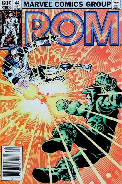 Couverture de ROM (1979) #44 - par Ian Akin - lecubeacomics.com