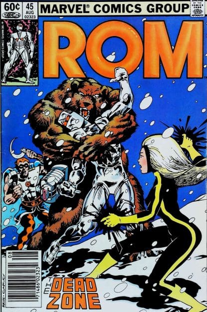 Couverture de ROM (1979) #45 - par Ian Akin - lecubeacomics.com