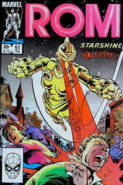 Couverture de ROM (1979) #51 - par Mike Zeck - lecubeacomics.com