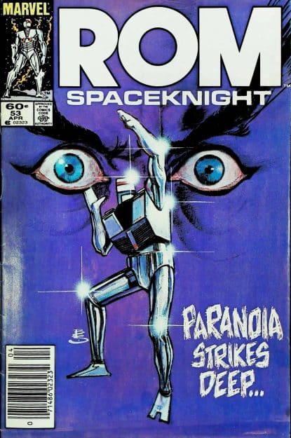 Couverture de ROM (1979) #53 - par Bill Sienkiewicz - lecubeacomics.com