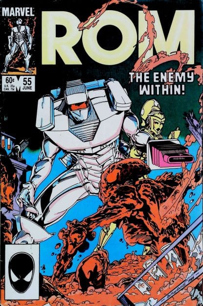 Couverture de ROM (1979) #55 - par Butch Guice - lecubeacomics.com