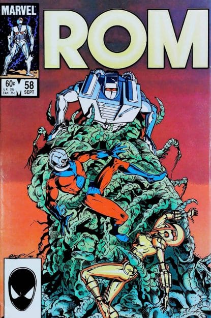 Couverture de ROM (1979) #58 - par Butch Guice - lecubeacomics.com