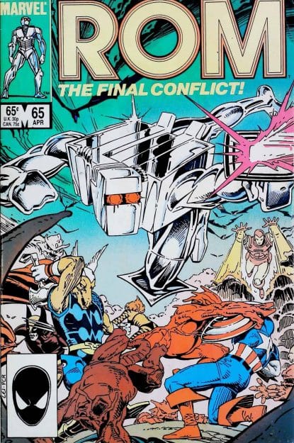 Couverture de ROM (1979) #65 - par Steve Leialoha - lecubeacomics.com