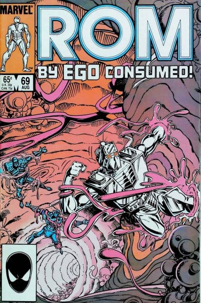 Couverture de ROM (1979) #69 - par Bob Layton - lecubeacomics.com