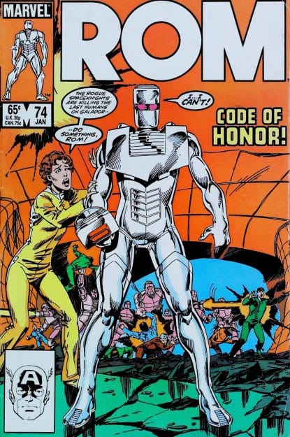 Couverture de ROM (1979) #74 - par John Byrne - lecubeacomics.com