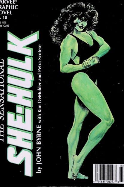 Couverture de SENSATIONAL SHE-HULK - par John Byrne - lecubeacomics.com