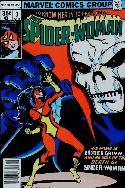 Couverture de SPIDER-WOMAN (1978) #3 - par Dave Cockrum - lecubeacomics.com
