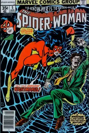 Couverture de SPIDER-WOMAN (1978) #5 - par Dave Cockrum - lecubeacomics.com